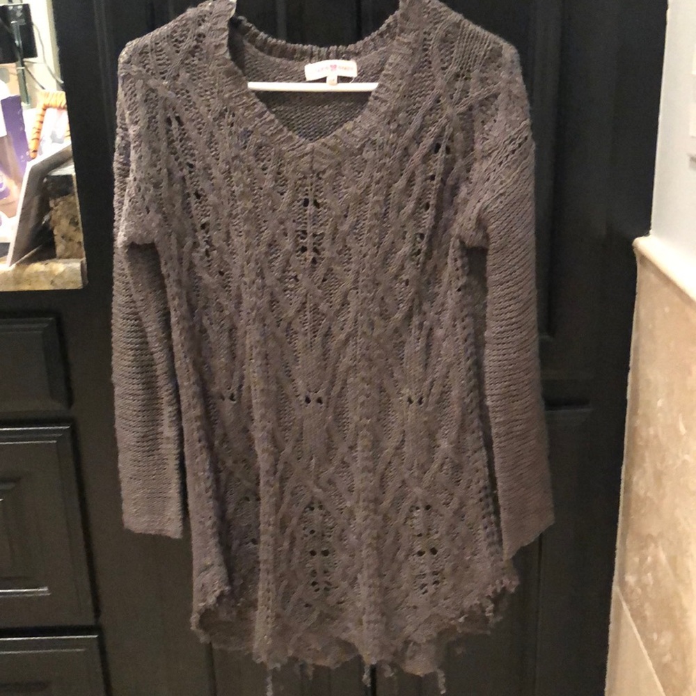 Altar’d State shredded sweater dress.